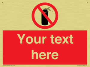 Custom prohibition no aerosol